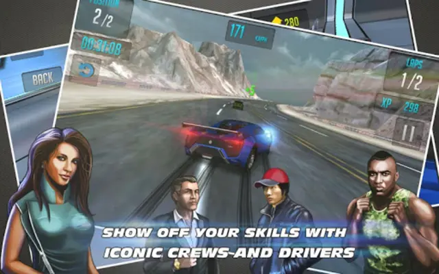 Fast Racing 2 android App screenshot 0